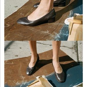 Maryam Nassir Zadeh Roberta Black leather shoes